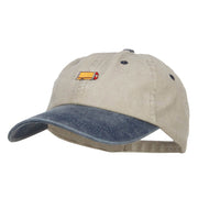 Mini Truck Embroidered Two Tone Washed Cap