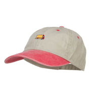 Mini Truck Embroidered Two Tone Washed Cap