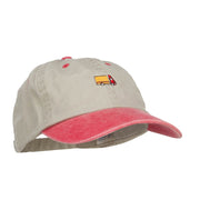 Mini Truck Embroidered Two Tone Washed Cap