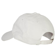 United Kingdom Flag Map Embroidered Washed Cotton Twill Cap