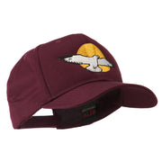 Seagull with Sun Embroidered Cap