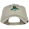 Leprechaun Hat Embroidered Washed Cotton Cap