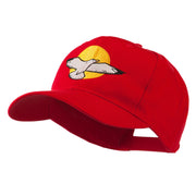 Seagull with Sun Embroidered Cap