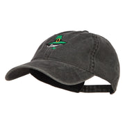 Leprechaun Hat Embroidered Washed Cotton Cap