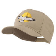 Seagull with Sun Embroidered Cap