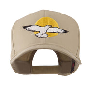 Seagull with Sun Embroidered Cap