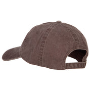 Missouri with Map Outline Embroidered Washed Cotton Twill Cap