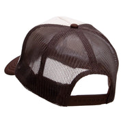 Desert Landscape Embroidered Foam Panel Mesh Snapback - Brown-Tan OSFM