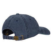 Missouri with Map Outline Embroidered Washed Cotton Twill Cap