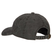 Missouri with Map Outline Embroidered Washed Cotton Twill Cap