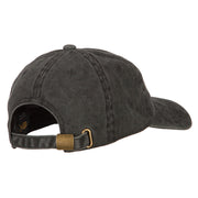 Missouri with Map Outline Embroidered Washed Cotton Twill Cap