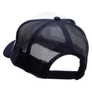 Desert Landscape Embroidered Foam Panel Mesh Snapback - Navy-White OSFM