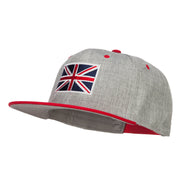 United Kingdom Flag Embroidered Two Tone Cap