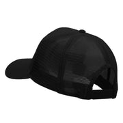 Unity Word Embroidered Solid Cotton Twill 6 panel Mesh Cap