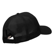 Unity Word Embroidered Solid Cotton Twill 6 panel Mesh Cap