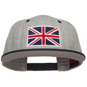 United Kingdom Flag Embroidered Two Tone Cap