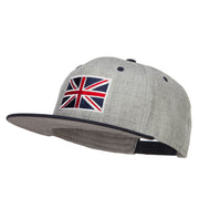 United Kingdom Flag Embroidered Two Tone Cap