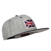 United Kingdom Flag Embroidered Two Tone Cap