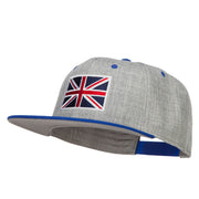 United Kingdom Flag Embroidered Two Tone Cap