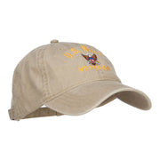 US Navy Veteran Military Embroidered Washed Cap