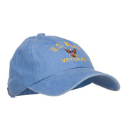 US Navy Veteran Military Embroidered Washed Cap