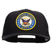 US Navy Military Patched Mesh Cap