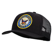 US Navy Military Patched Mesh Cap