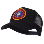 US Navy Military Patched Mesh Cap