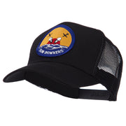 US Navy Military Patched Mesh Cap