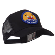 US Navy Military Patched Mesh Cap