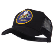 US Navy Military Patched Mesh Cap