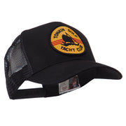 US Navy Military Patched Mesh Cap