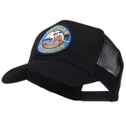 US Navy Military Patched Mesh Cap