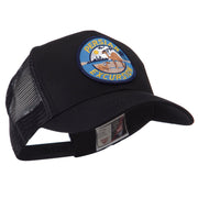 US Navy Military Patched Mesh Cap