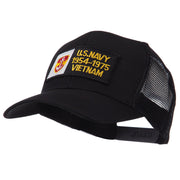 US Navy Military Patched Mesh Cap