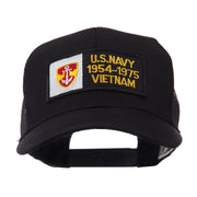 US Navy Military Patched Mesh Cap