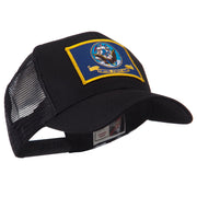 US Navy Military Patched Mesh Cap