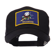 US Navy Military Patched Mesh Cap