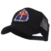 US Navy Military Patched Mesh Cap