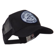 US Navy Military Patched Mesh Cap