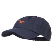 Dachshund Dog Embroidered Low Cap