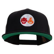 Mario The Bowsers Embroidered Wool Blend Prostyle Snapback Cap