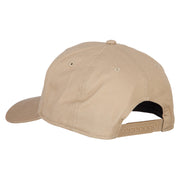 Number 1 Dad Outline Words Embroidered Solid Cotton Pro Style Cap