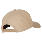 Number 1 Dad Outline Words Embroidered Solid Cotton Pro Style Cap