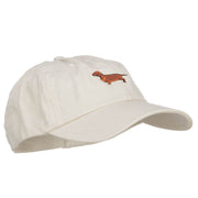 Dachshund Dog Embroidered Low Cap