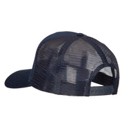 US Coast Guard Retired Embroidered Solid Cotton Mesh Pro Cap