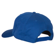 Number 1 Dad Outline Words Embroidered Solid Cotton Pro Style Cap