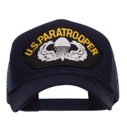 US Paratrooper Patched Mesh Cap