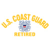 US Coast Guard Retired Heat Transfers Sticker