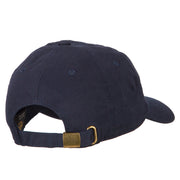 Glitter Groom Embroidered Unstructured Washed Cap